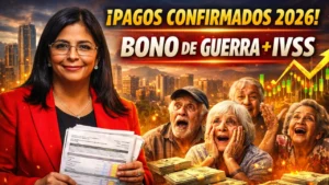 Aumento del IVSS y Bono de Guerra en 2026 - Pagos Alcanzan más de 3.500 Bolívares