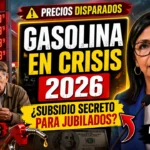 Gasolina 2026 - Nuevos Precios en Dólares Impactan a Jubilados — ¿Subsidio Oculto en Camino
