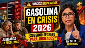 Gasolina 2026 - Nuevos Precios en Dólares Impactan a Jubilados — ¿Subsidio Oculto en Camino