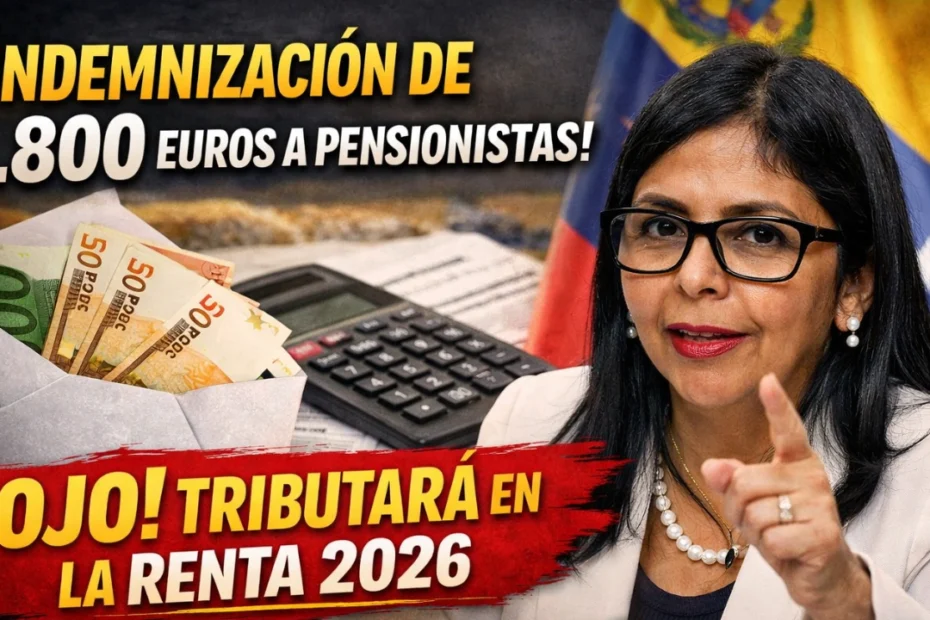 Indemnización de 1.800 Euros a Pensionistas – Cómo Tributa en la Declaración de la Renta 2026