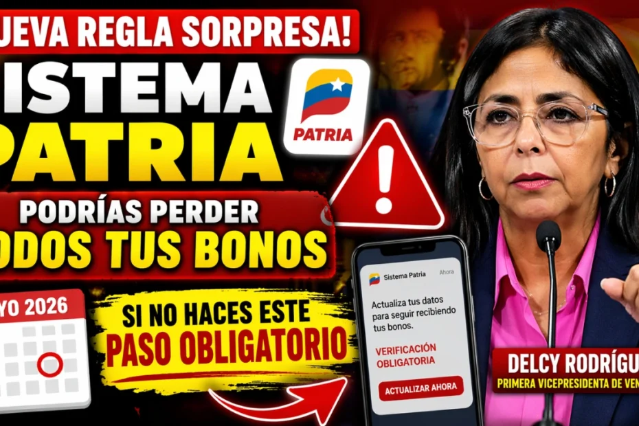Nueva Regla del Sistema Patria 2026 - Evita Perder Todos tus Bonos con Este Paso Obligatorio