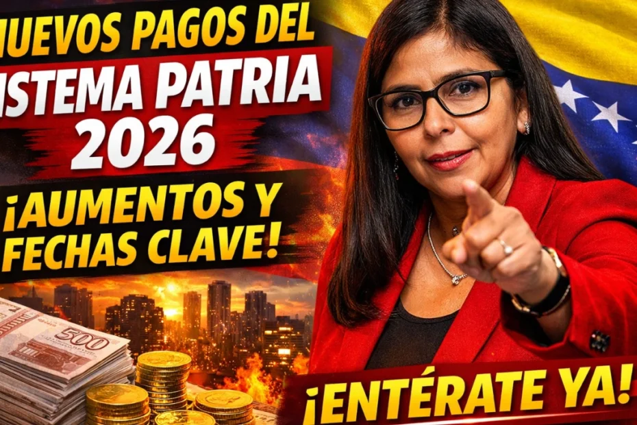 Sistema Patria 2026 - Calendario de Pagos y Cuánto Aumentan los Apoyos