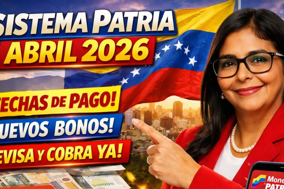 Sistema Patria Abril 2026 - Fechas, Bonos Principales y Cómo Consultar Pagos